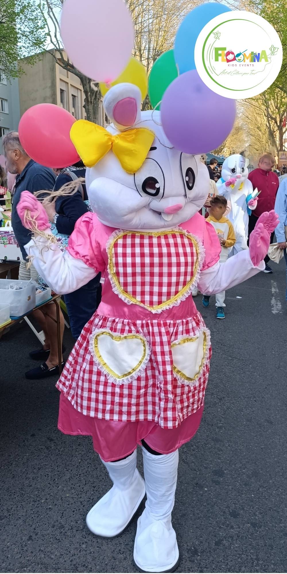 Lapin Lapine Lapina Bunny Mascotte 